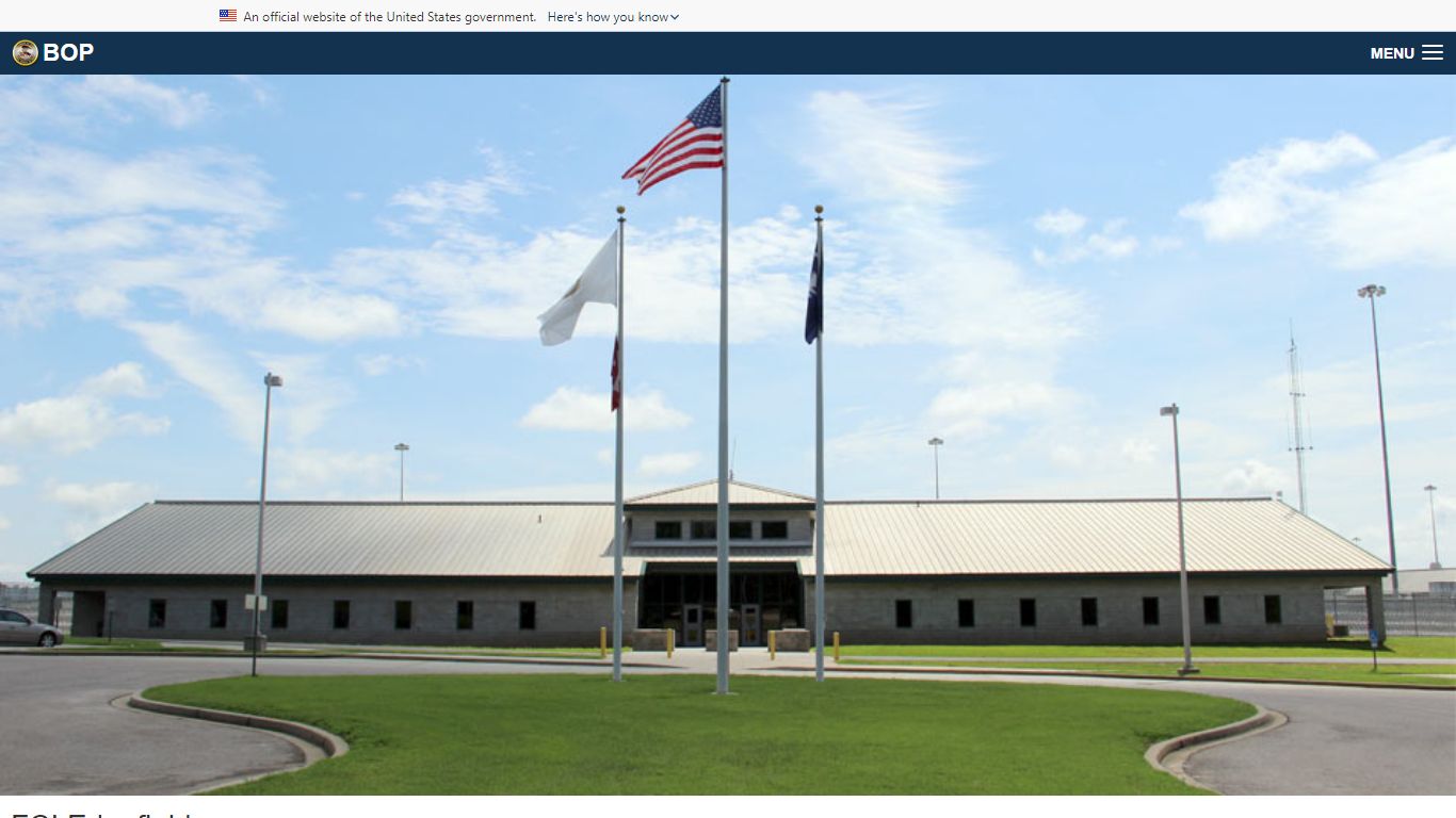 FCI Edgefield - Federal Bureau of Prisons